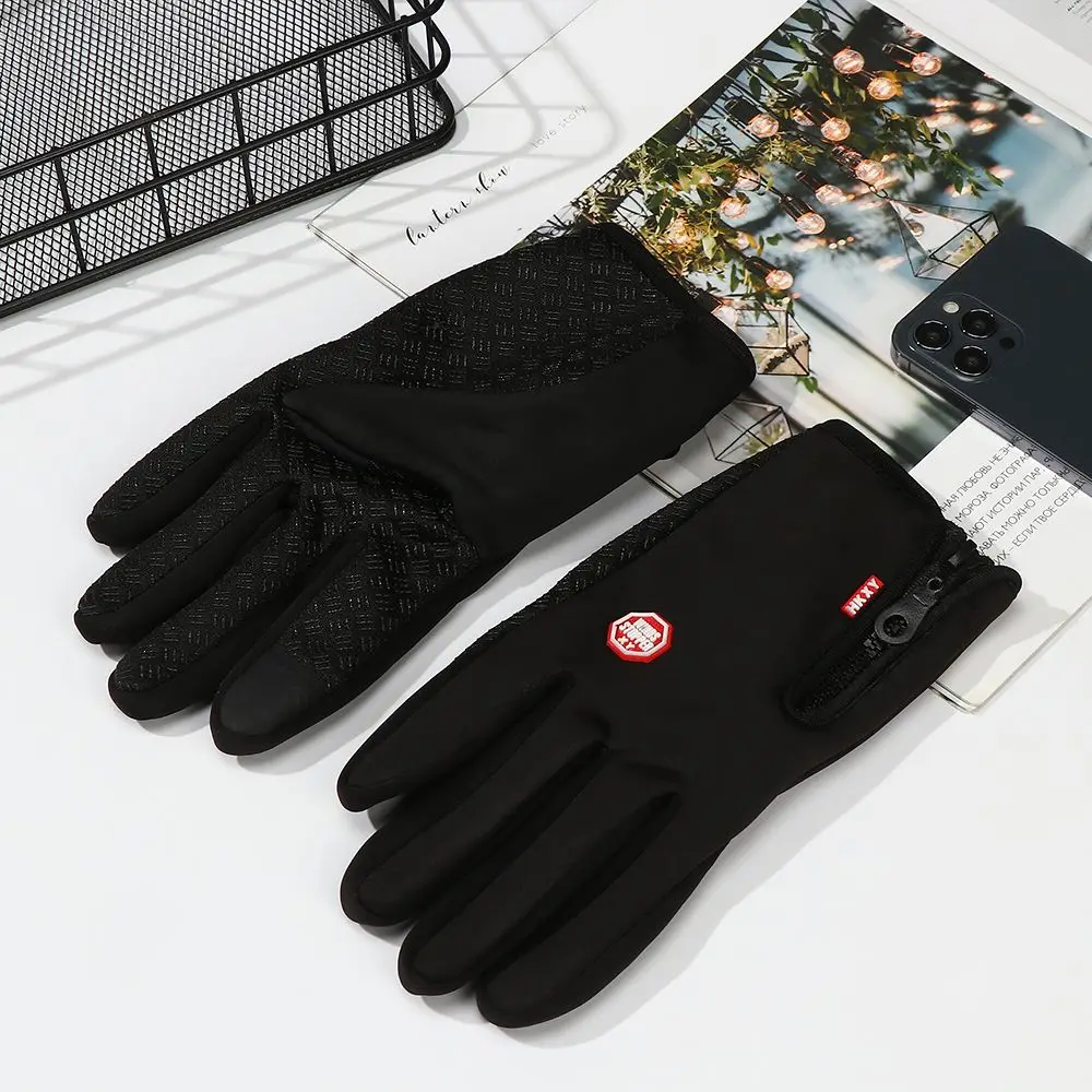 Windproof Men Women Cycling Gloves Touch Screen Mitten Winter Warm Gloves Ski Gloves