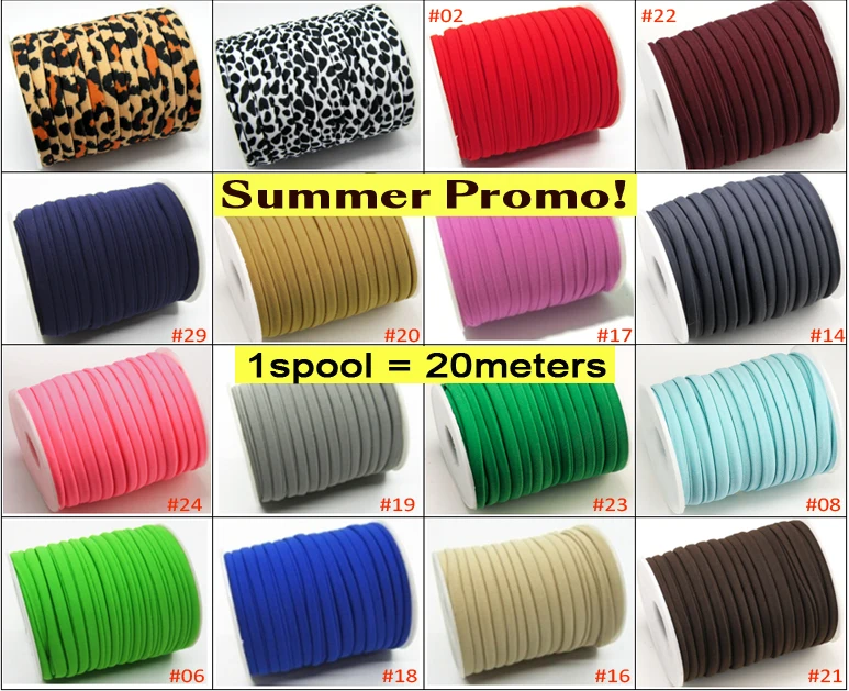 4 Meters Elastic Nylon Lycra Cord, Soft and Thick Cord, Nylon Lycra String,  Suitable for Making Bracelets, Elastic Cord 5mm 