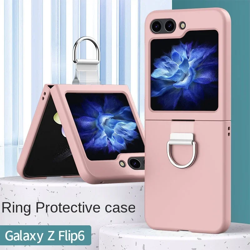 Durable Shockproof Hard Shell Phone Case - Protective Plastic Ring Cover