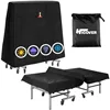Ping Pong Table Cover 600D Oxford Fabric Table Tennis Cover Waterproof Sunproof Indoor and Outdoor Fits Universal 9x5 FT Tables