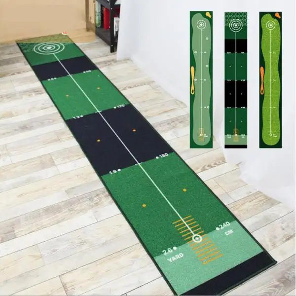 Nonskid Golf Putting Mat 1 Piece Improvement Green for Games Traveling Party