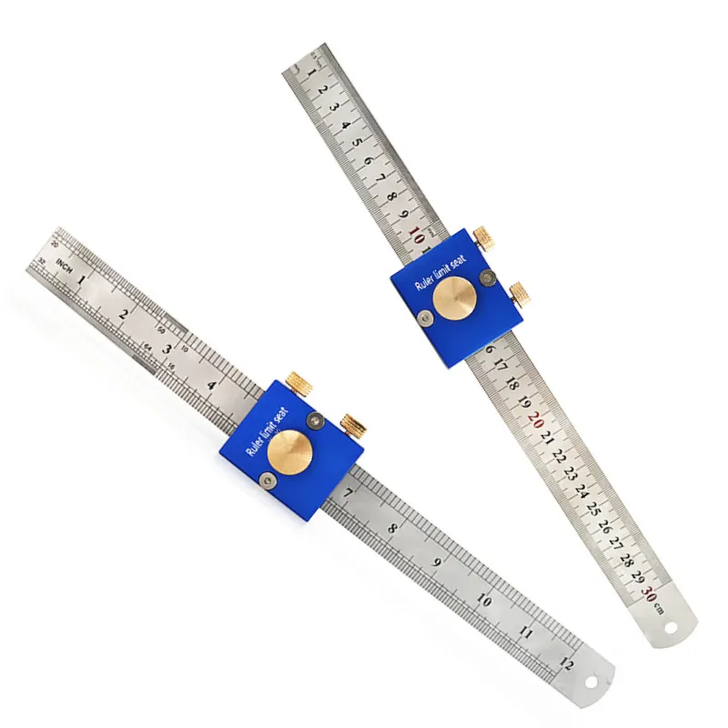 Precision Scribing Combined Angle Ruler Marking T-Ruler with Level Gauge  30/40cm Aluminum Heavy Duty Gauge Height Measuring Tool - AliExpress