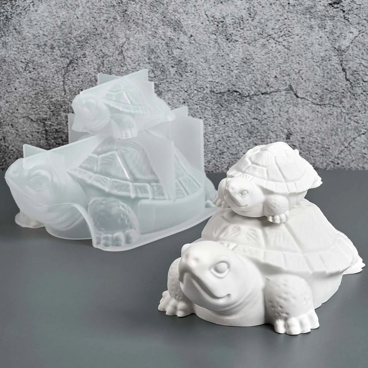 Turtle Silicone Candle Mold DIY Animal Ornament Craft Making Tool silicone mold