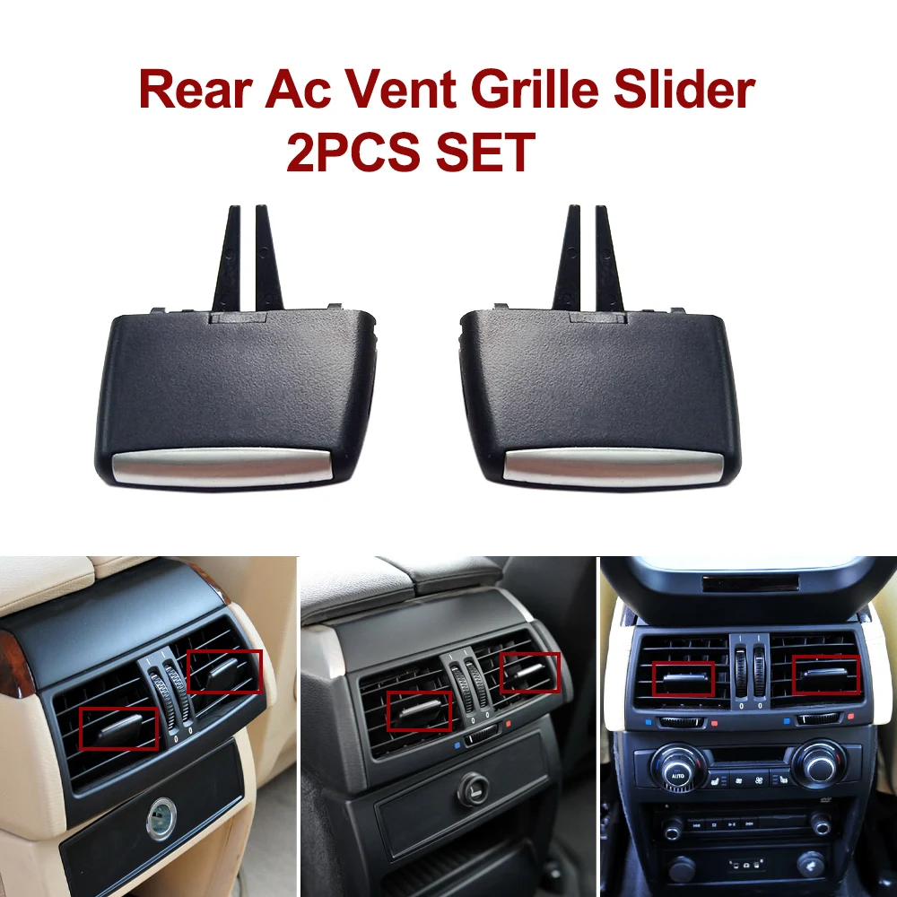 4 Piece A/C Series Air Conditioning Vent Vane Outlet Clip Tab Repair For W164 X164 ML Plastic