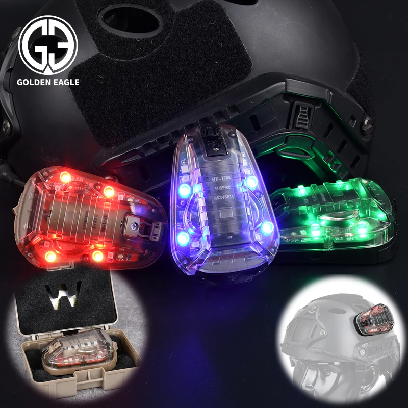 

WADSN HEL STAR 6 GEN3 Airsoft Waterproof Fast Helmet Light Red Green Blue IR Strobe Outdoor Survival Safety Signal Flash Lamp