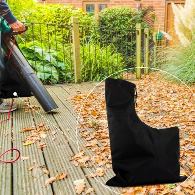 Leaf Blower Vacuum Zippered Lawn Cleaner Bag Garden Leaf Shredder
