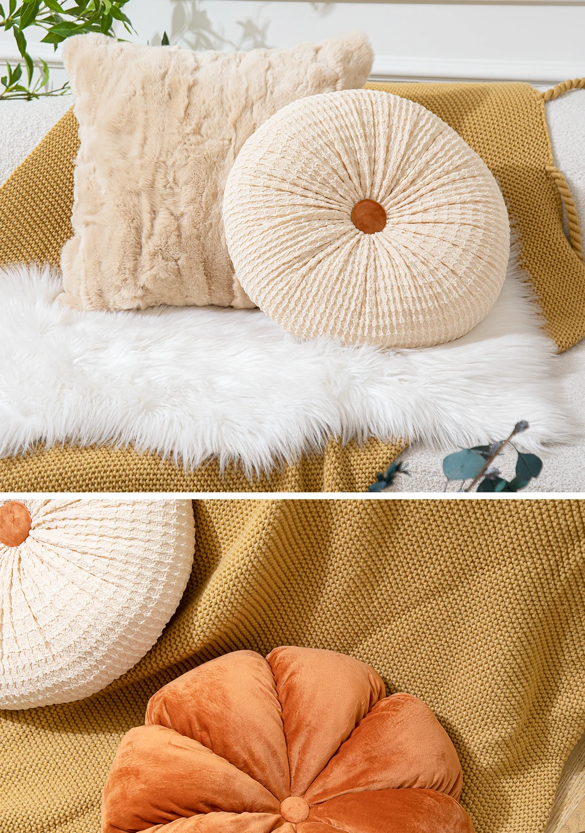 Missha Modern Cushions Sofa Kawaii Balls Luxury Nordic Aesthetic Cushion  Original Designer Vintage Elegant Cojines Home Decor - AliExpress