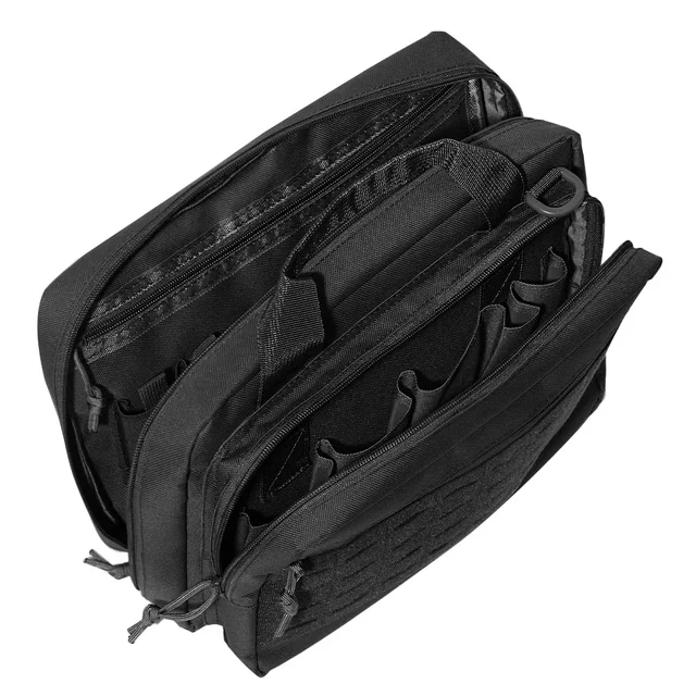 Outdoor Tactical Storage Crossbody Bag Gun Holster Sports Magic Tape Utility Pouch Multi-Functional Military Fan Gear 2