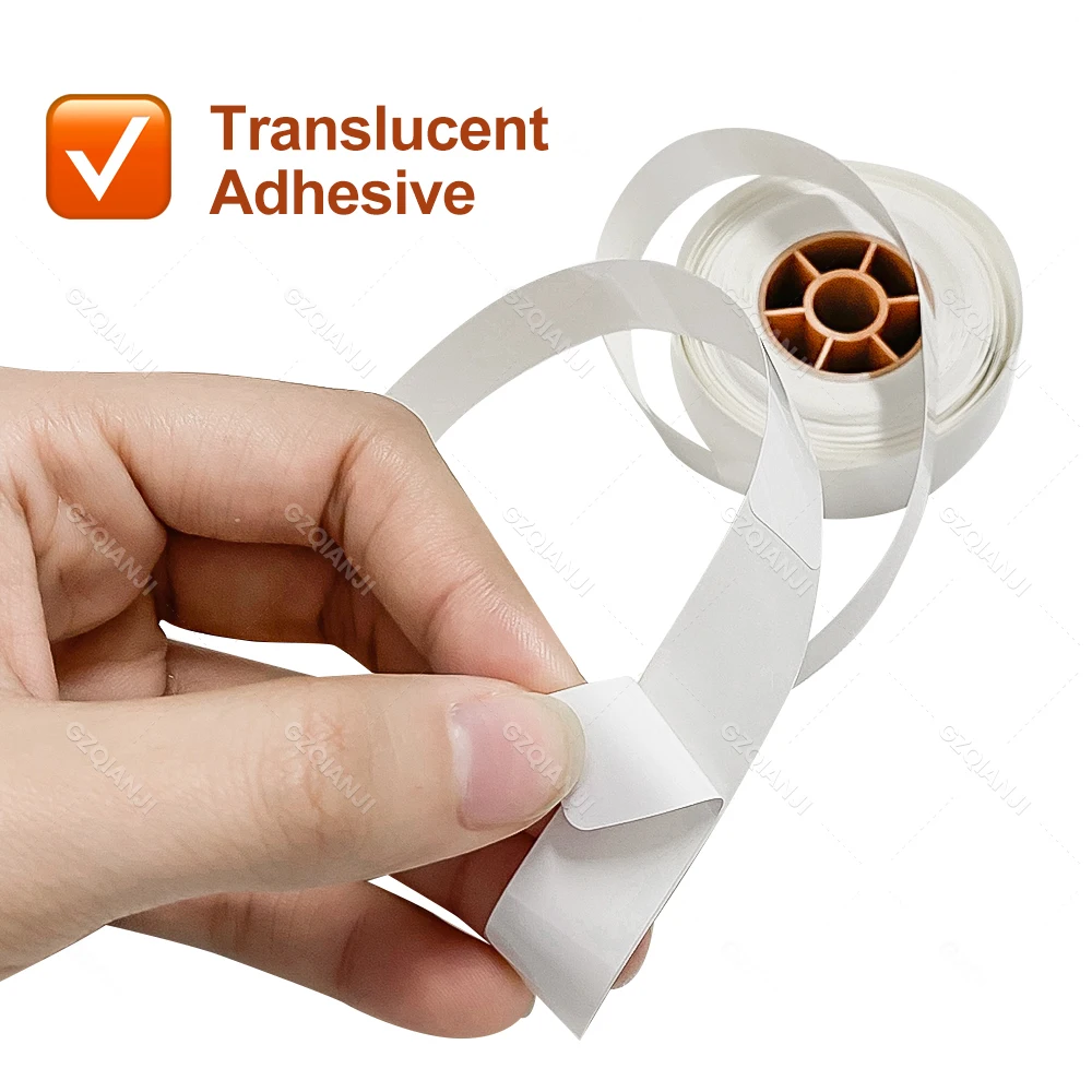 12-15mm Niimbot Label Tape Sticker Paper Rolls Self-adhesive Waterproof White Date Notes for Niimbot D110 D11 D101 Printer Maker