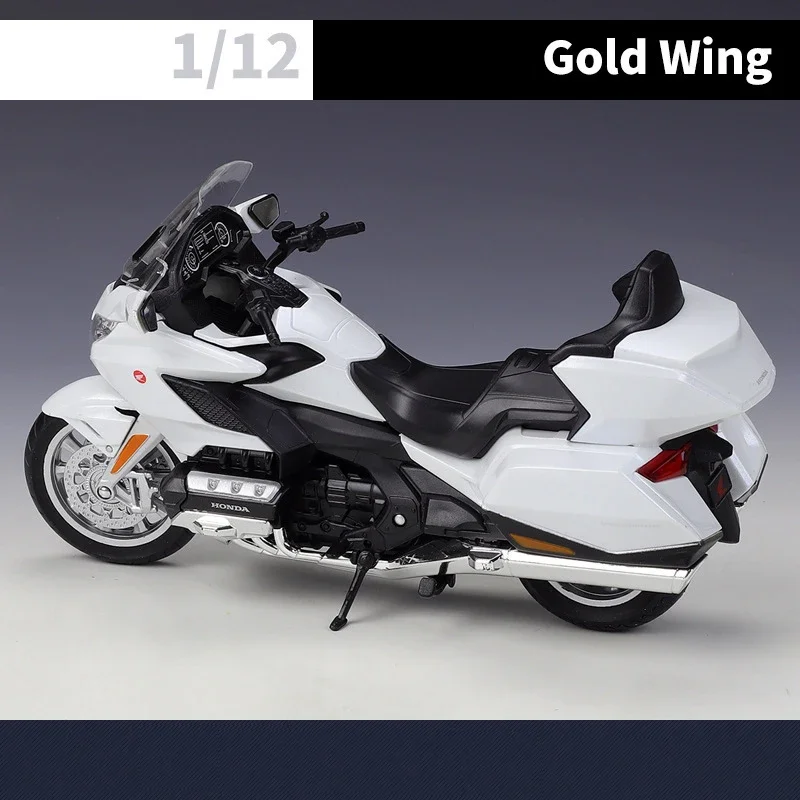 WELLY 1:12 2020 Honda Gold Wing Motorcycle Simulation Alloy Model Adult Collection Decoration Gifts Toys for Boys 4