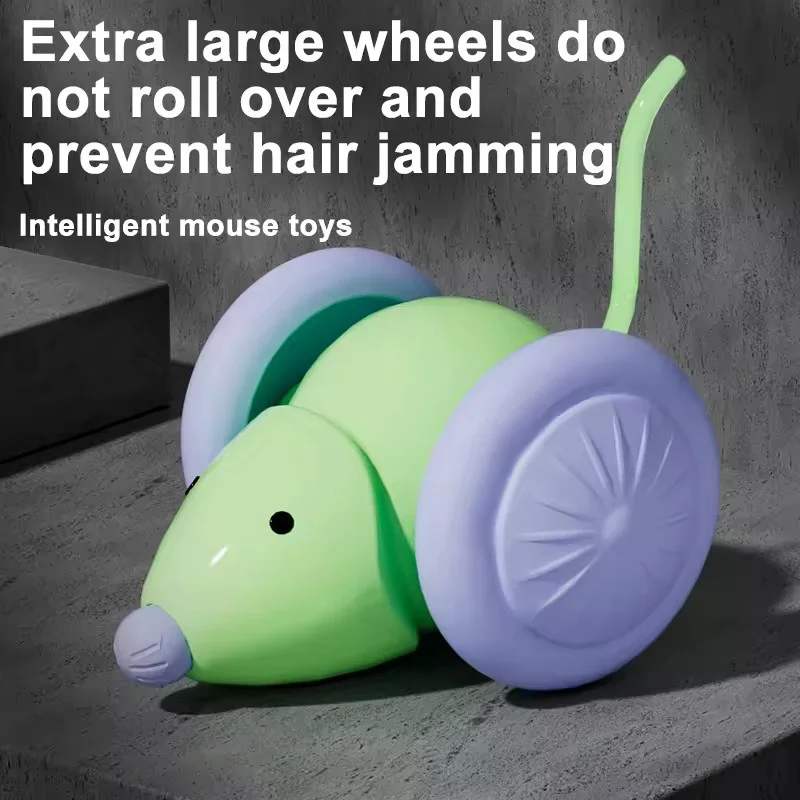 Interactive Automatic Electric Mouse Toy for Cats - Self-Entertaining Boredom Relief and Hunting Teaser