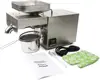 1500W Oil Press Machine Automatic Electric Oil Presser Hot Cold Stainless Steel Oil Extractor Expeller for Flax Peanut Sesame Ca 6