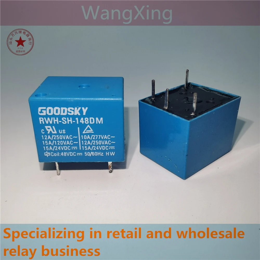 

RWH-SH-112DM RWH-SH-124DM RWH-SH-148DM Electromagnetic Power Relay 4 Pins