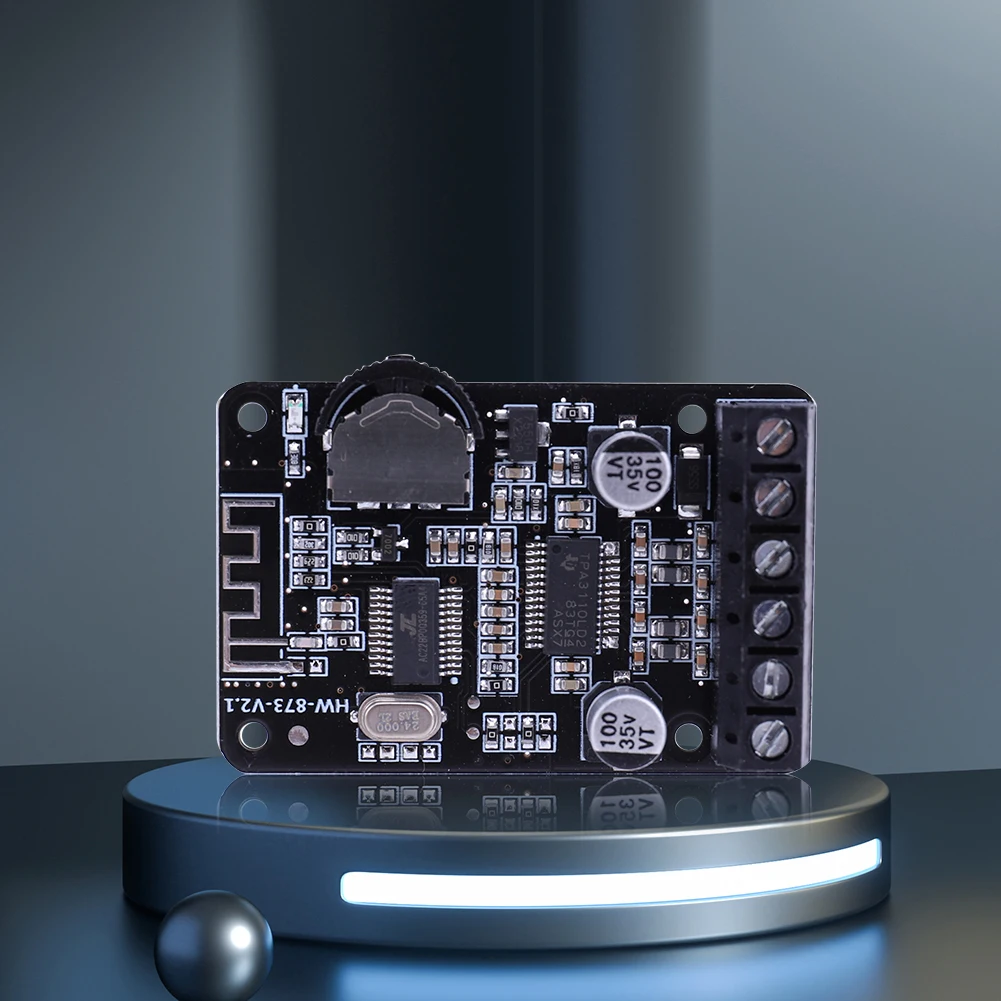 High Power Digital Module 10W 15W 20W Mini Power Amplifier Module Dual Channel Bluetooth-compatible DC8-24V for Audio Stereo