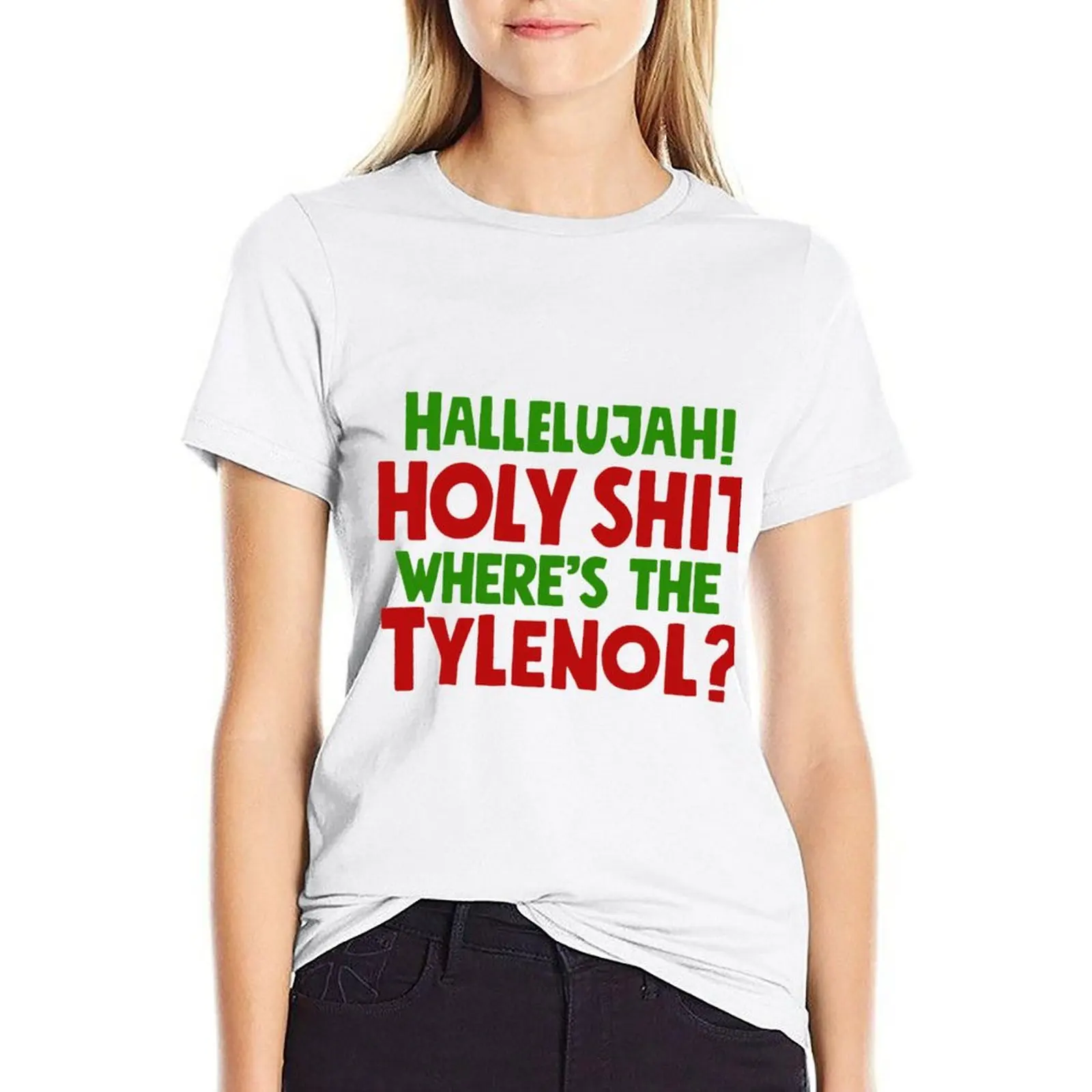 

Hallelujah T-shirt cute tops summer top T-shirts for Women