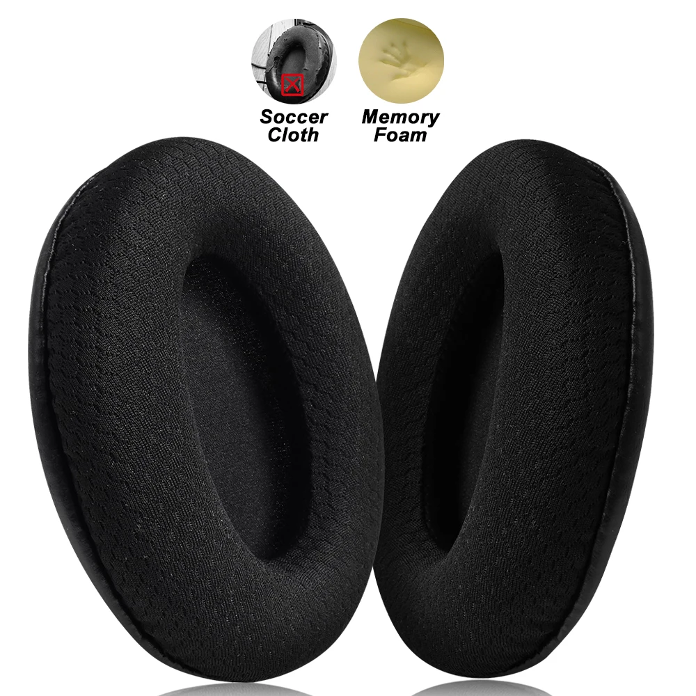 Premium Replacement Memory Foam Ear Pads with Protein Leather Finish