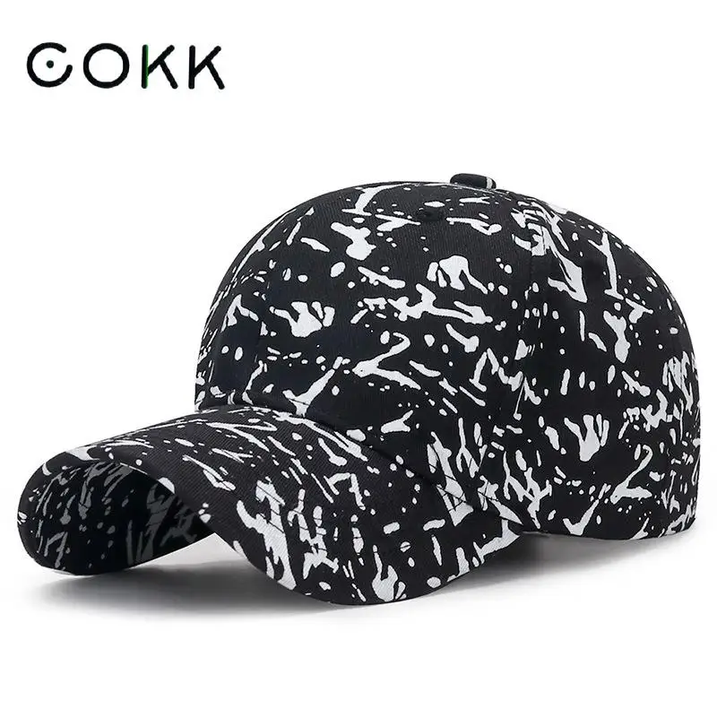 

COKK Baseball Cap Men Women Unisex Snapback Hats For Girls Boys Graffiti Hip Hop Caps Casquette Gorras Sunshade Casual Outdoor
