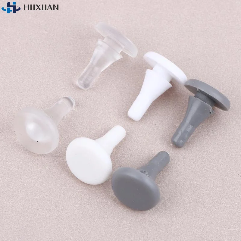 20PCS 엘리베이터 홀 도어 충돌 방지 못/충돌 방지 고무 패드/충격 흡수 콩/오프닝 5-6mm 두께 2MM