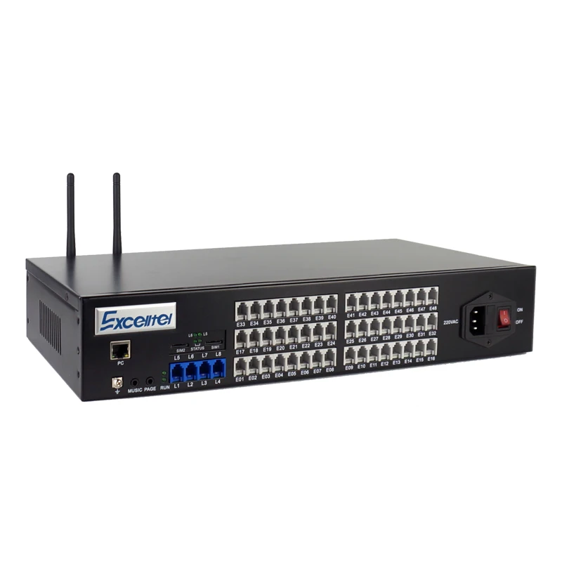 Easy programming PABX TP848-416 wIth GSM function for hotel and office and PC function