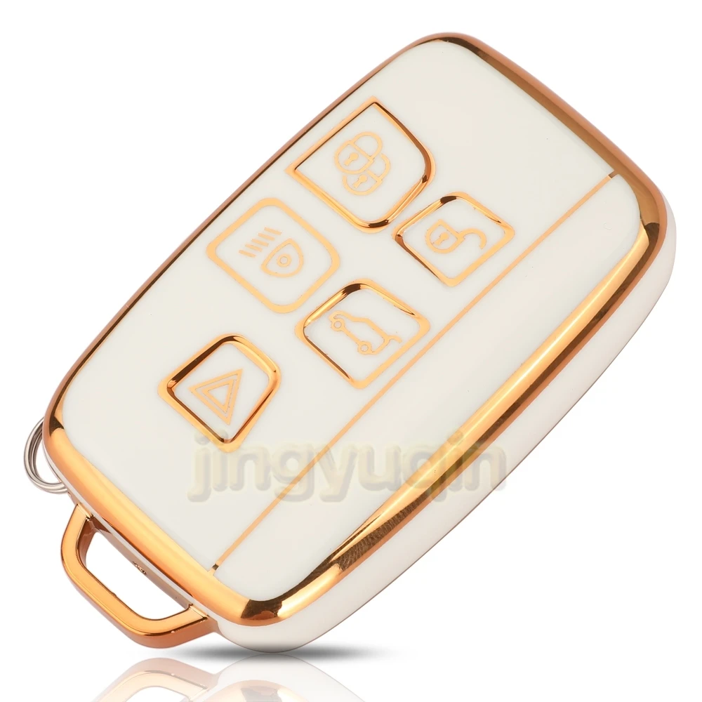 Premium 5-Button Soft TPU Car Key Cover Case