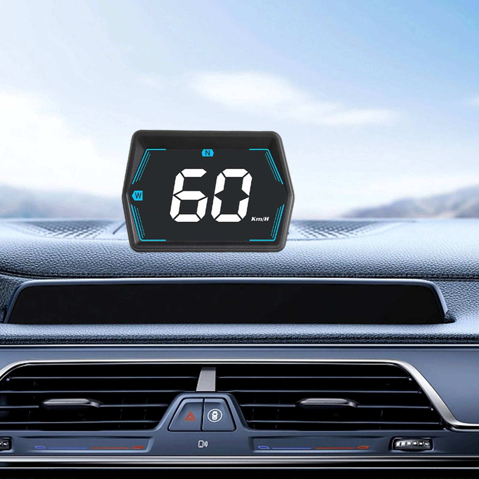 1x G20 GPS Car Digital Speedometer HUD Head-Up Display Eletronics Speed Alarm Gadgets Inteligentes For All Cars