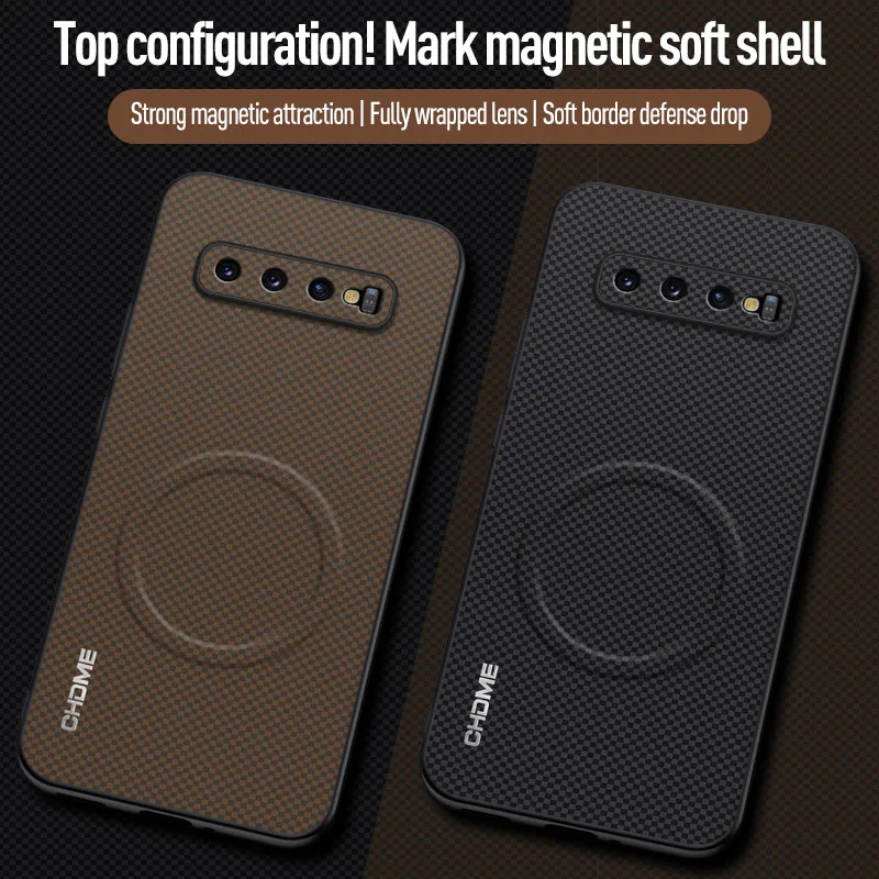 Luxury Car Magnetic Holder Shockproof TPU Silicone Protective Phone Case