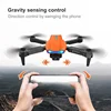 4K HD Dual Camera Mini Drone WiFi FPV E99 MAX Selfie RC UAV 6-Axis Gyro One-Key Auto Return Foldable Drone Adjustable RC Plane 3