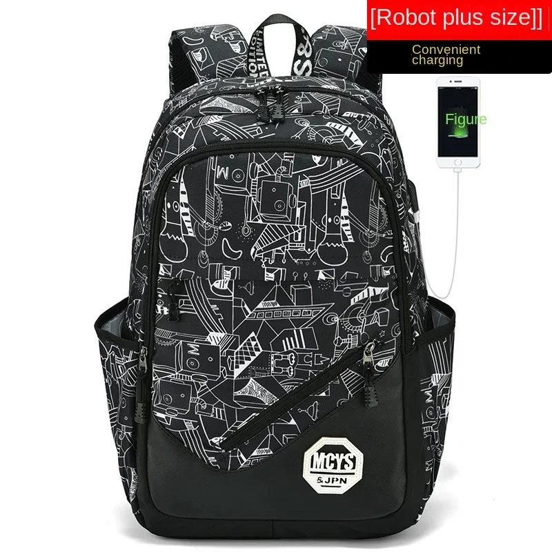 thumbnail image 1 of Mochila de gran capacidad para estudiantes de secundaria y de secundaria para niños y jóvenes, 1 of 5