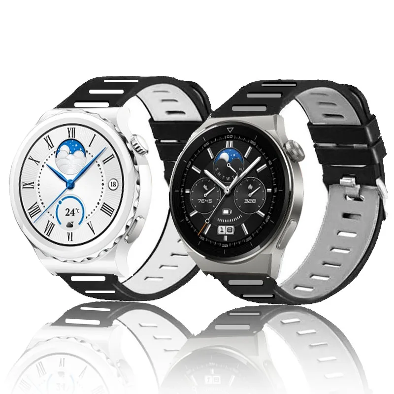 22Mm Watch Strap Silicone Band For Huawei Watch Gt 3 Pro Smartwatch Sports Bracelet For Huawei Watch Gt 2 46Mm Watchband Correa