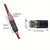 10/30/50/100 Pieces D1/D2/D3 1/2/3 Pin Wire Connectors, No-Stripping Quick Cable Connectors, Dual Wire Interconnects, Detachable Automotive Terminal Connectors - Image 3
