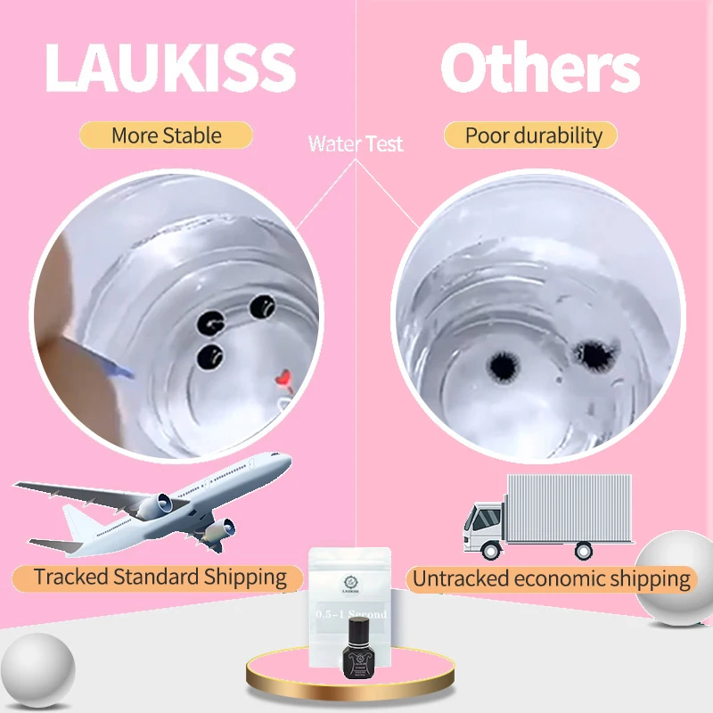 Eyelash Glue Professional 5ml 0.3S 0.5S Eyelash Glue Fast Drying Strong False Eye Lash Extension Glue Hold Long Lasting Adhesive Lash