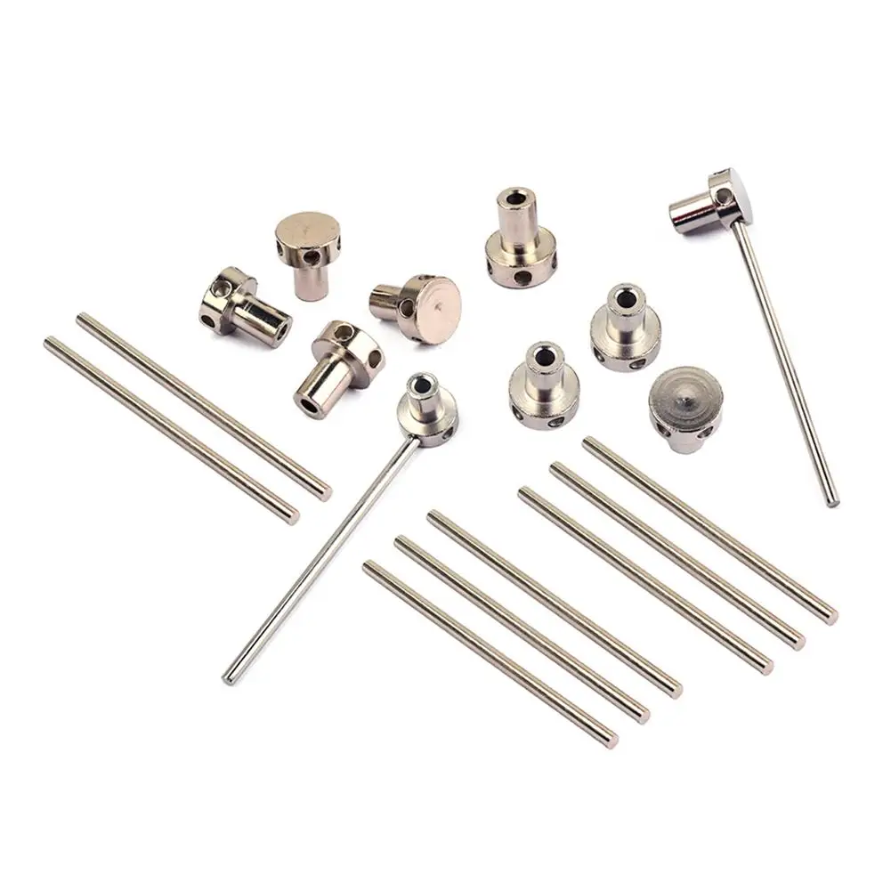 

10 Sets Guitar Spoke Wheel Truss Rod Nut Kit With Steel Bar Guitar Adjustment Rod Musical Instrument Accessories