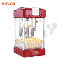VEVOR Popcorn Popper Machine Tabletop Popcorn Maker 300W 2.5 Oz Red 1