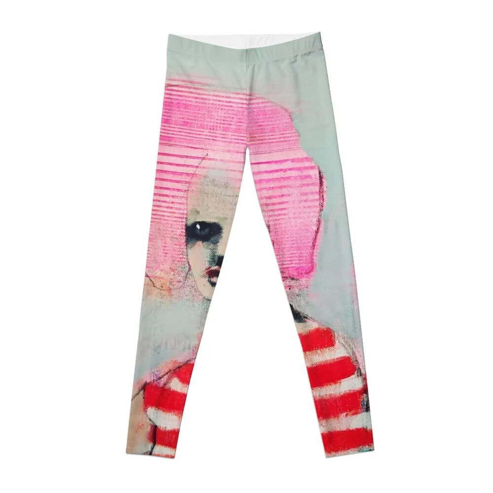

Marine stripes Leggings legging push up legings for fitness Women sportwear Women's gym Womens Leggings