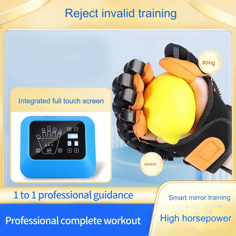Portable rehabilitation robot Gloves Stroke Hemiplegia Cerebral Infarction Trainer Finger Exerciser Hand Function Repair 4