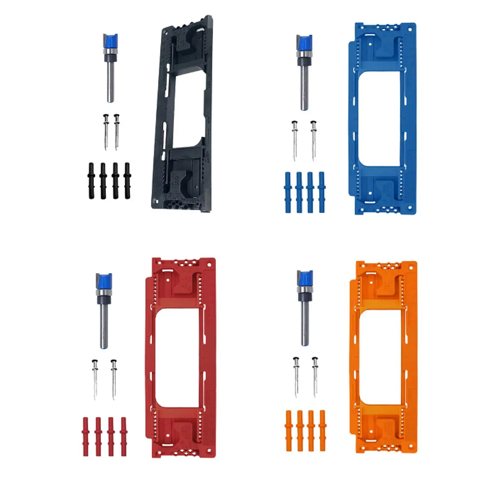 Professional Door Hinge Jig Efficient Cutting Mortiser Template Router Kit for Precise Door Hinge Fitting Professional Door Hinge Jig Efficient Cutting Mortiser Template Router Kit for Precise Door Hinge Fitting