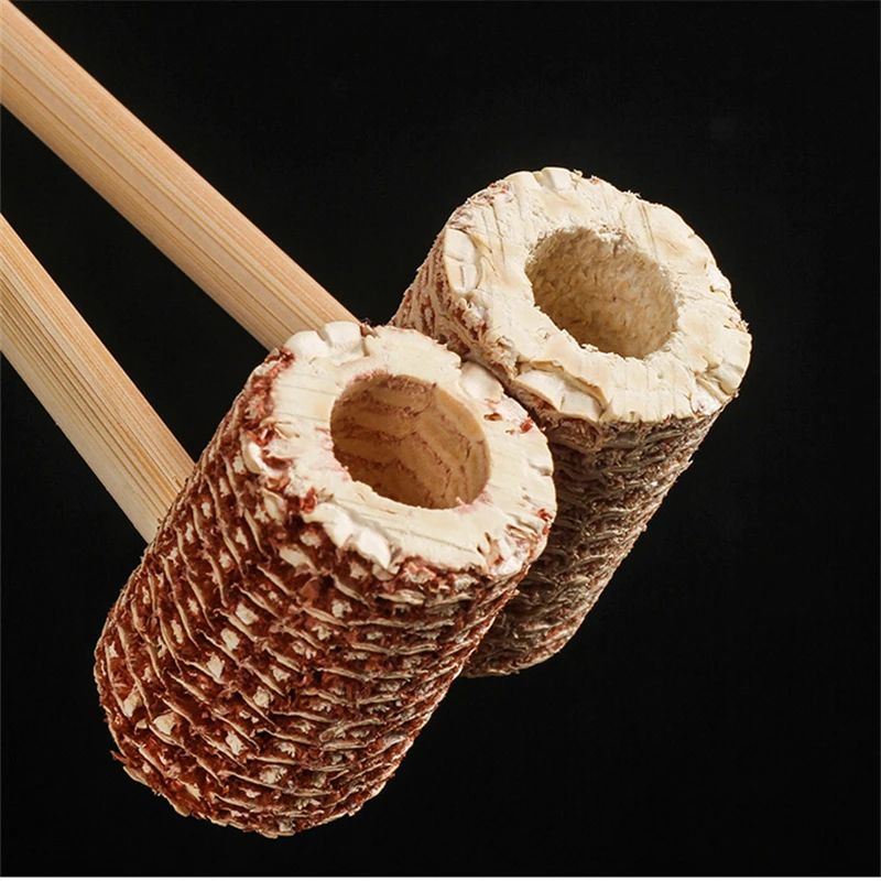 1pcs Corn Cob Pipe With Bamboo Mouthpiece Natural Disposable Smoke for Tobacco Corncob Smoking Pipe 5