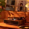 High Fidelity Belt Drive  Player with Magnetic Cartridge, Bluetooth Playback and Aux-in Functionality, Auto Off 6