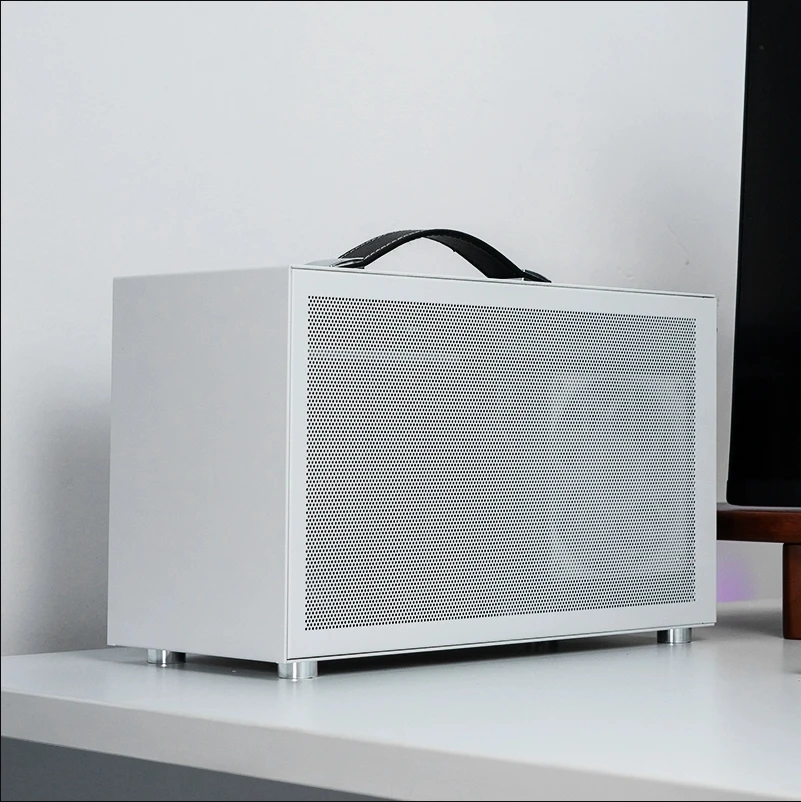 Shiny Snake S400 10.8L MESH ITX Chassis - Pro Version(Extra I/O), PCI-e Riser Cable Included, 337mm GPU, Support 67mm Radiator