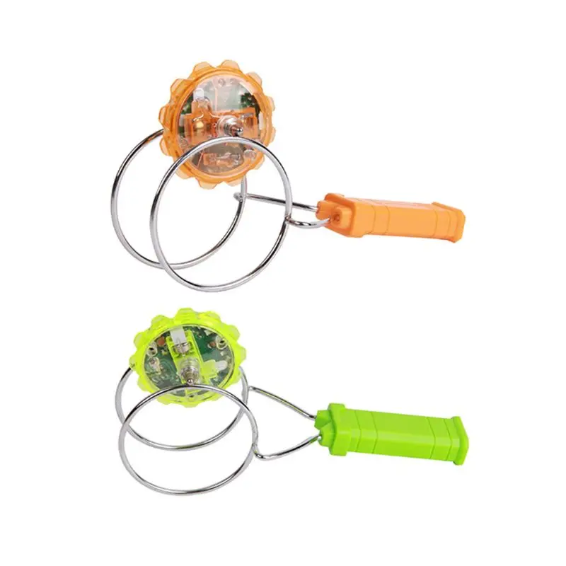 

Rotating Spinning Toy Glowing Wheel Spinner Colorful Rotate Gyroscope Interactive Hand Toy Men Women Party Favor