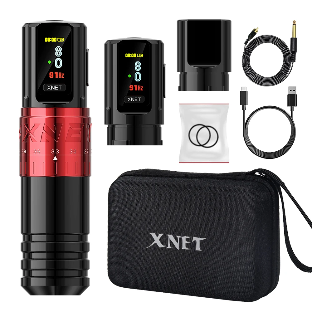 XNET Vipera Professional Wireless Tattoo Machine Adjustable Stroke
