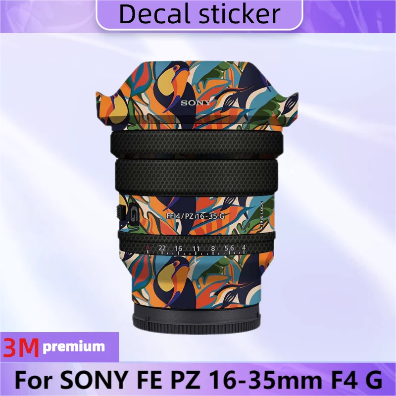 Per Sony Fe Pz 16-35Mm F4 G Adesivo Per Lenti Pellicola Protettiva Per Decalcomanie Per La Pelle Cappotto Protettivo Antigraffio 4/16-35 Selp1635G 16-