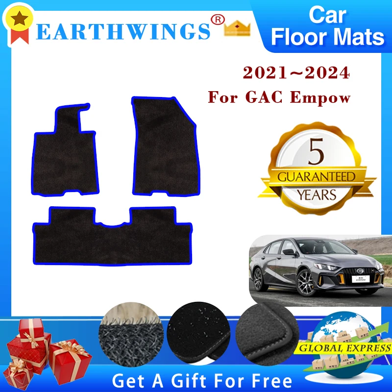 Car Floor Mats Fits For GAC Trumpchi Empow 5seat Anti-dirty Foot Pads Carpet Cover Foot Mud Auto Accessories