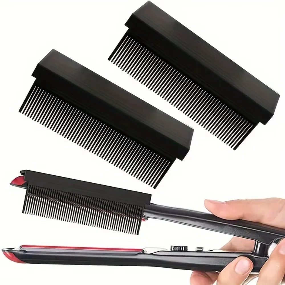 Clip On Hair Flat Iron Comb Lightweight Professional Hair Combs Hair Care Tool Styling Salon Styling Comb