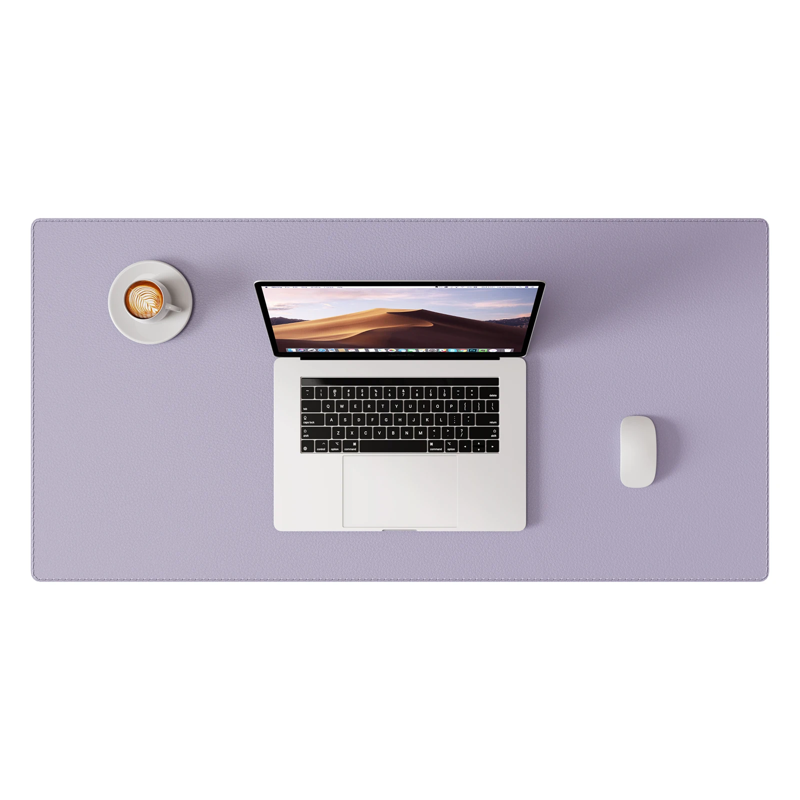 Premium PU Leather Desk Blotter: Non-Slip, Stitched Edges, Multi-Functional Desk Pad for Home, Office, or School
