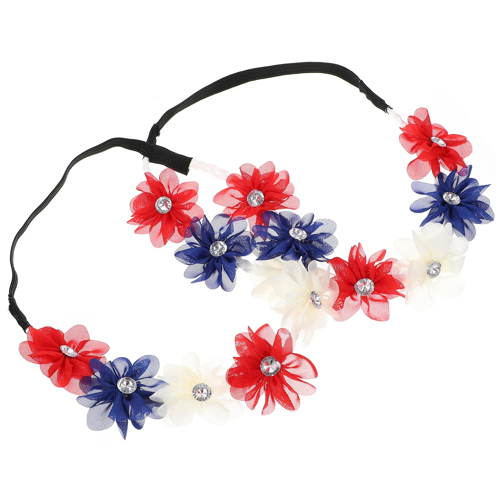 2pcs Head Band Elastic Headbands Accessories of US American Flag for Independence Day 4th of July Party Supplies July 1 set floral pattern 2pcs envelope and 4pcs letter paper set wedding greeting card envelope invitation office school supplies