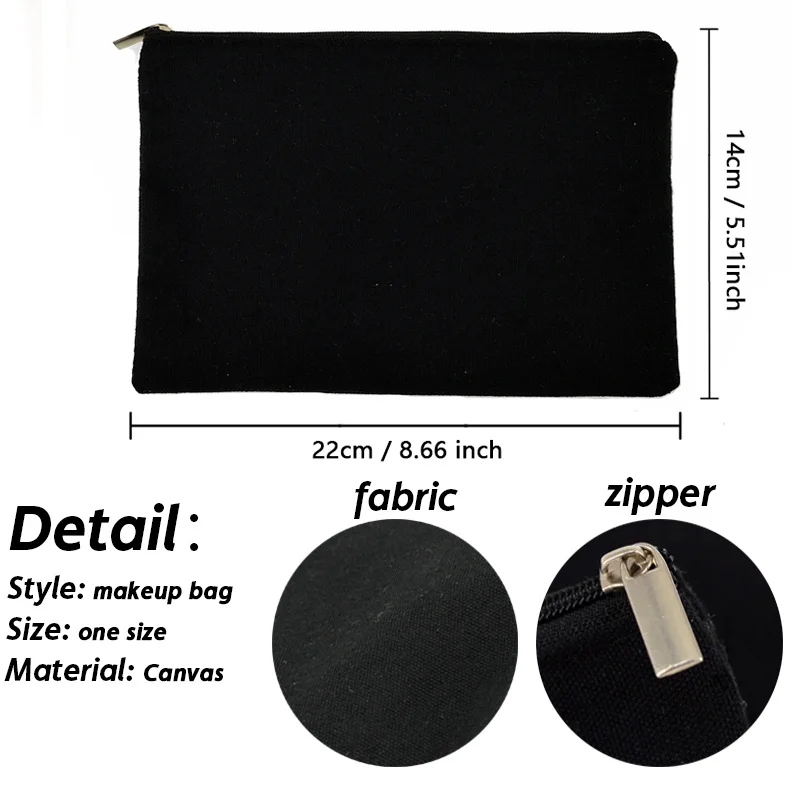 Canvas zipper pouch hobby tgis lobby