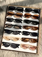 [Pc de qualité] 8 pièces/14 pièces ensemble de lunettes de mode mixte pour femmes/noir chic, écaille de tortue et monture léopard/un cadeau parfait pour la famille 1