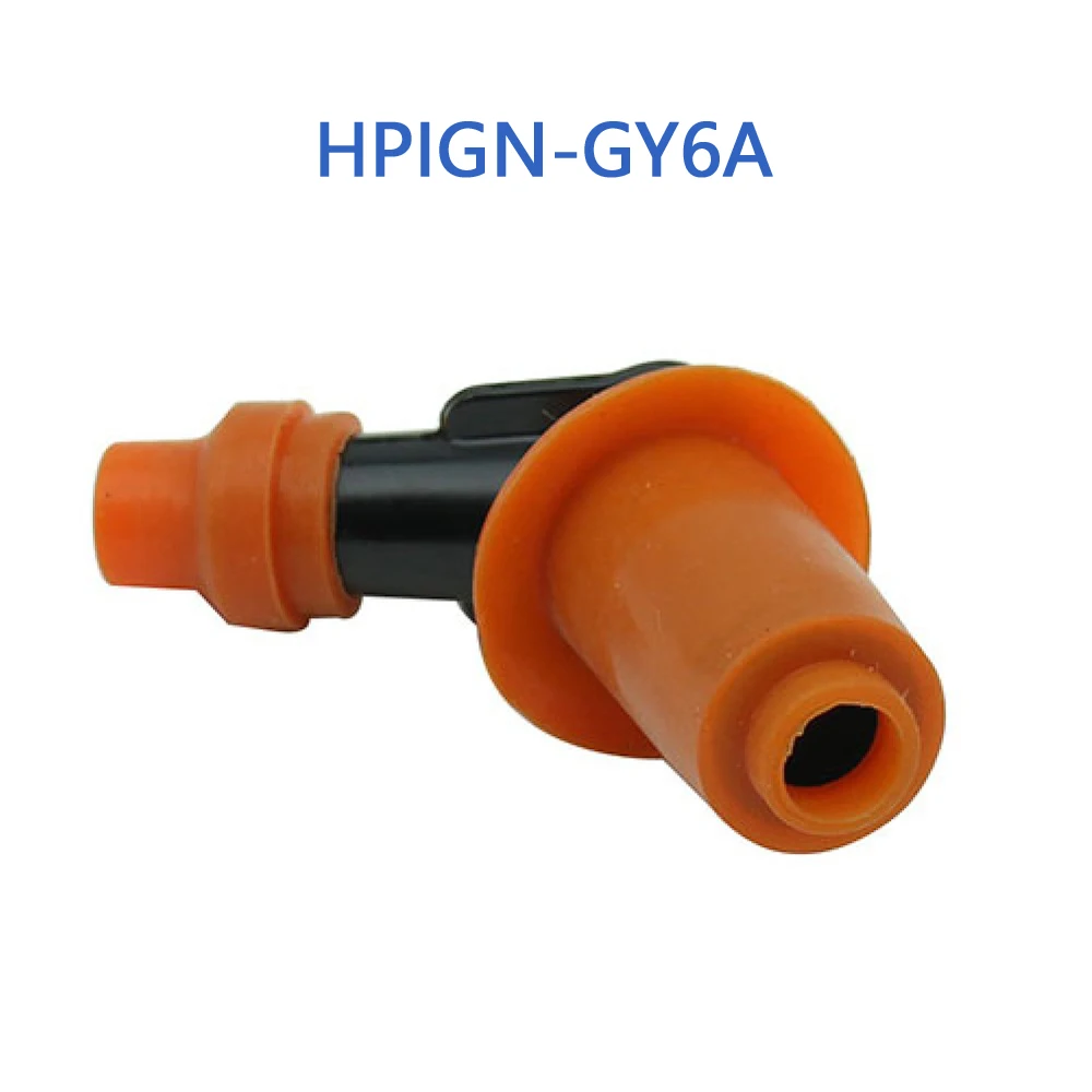 HPIGN-GY6A GY6 High Performance Cap for Spark Plug For GY6 50cc 4 Stroke Chinese Scooter Moped 1P39QMB Engine suitable for gy6 50cc 150cc motorcycle 10mm 3 electrode accessories scooter atv off road vehicle spark plug a7tjc