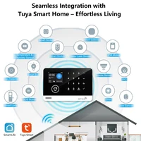Tuya Smart WiFi GSM Home Security Alarm System - Touch Keyboard RFID APP Control Wireless Anti-Theft with Volume Adjustable 5